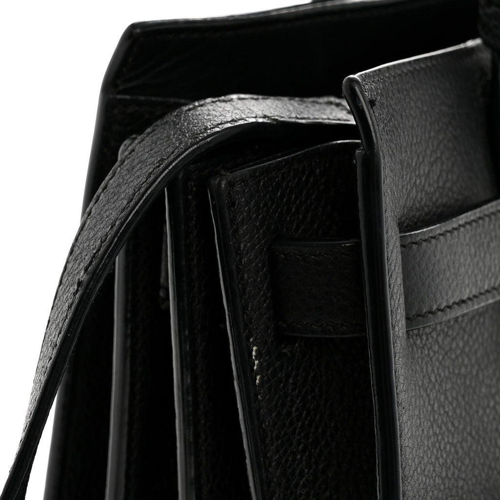 Calfskin Nano Sac De Jour Black
