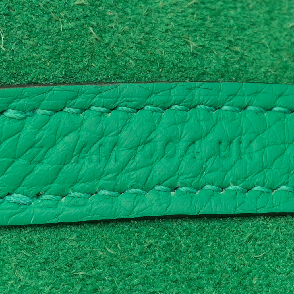 Taurillon Clemence Swift Eclat Picotin Lock 22 MM Menthe Vert Bosphore