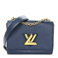 Epi Twist Shoulder Bag MM Indigo