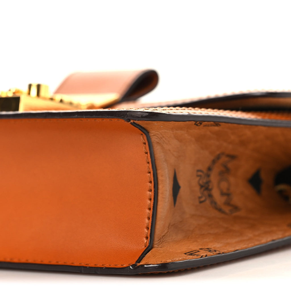 Visetos Monogram Mini Tracy Crossbody Bag Cognac