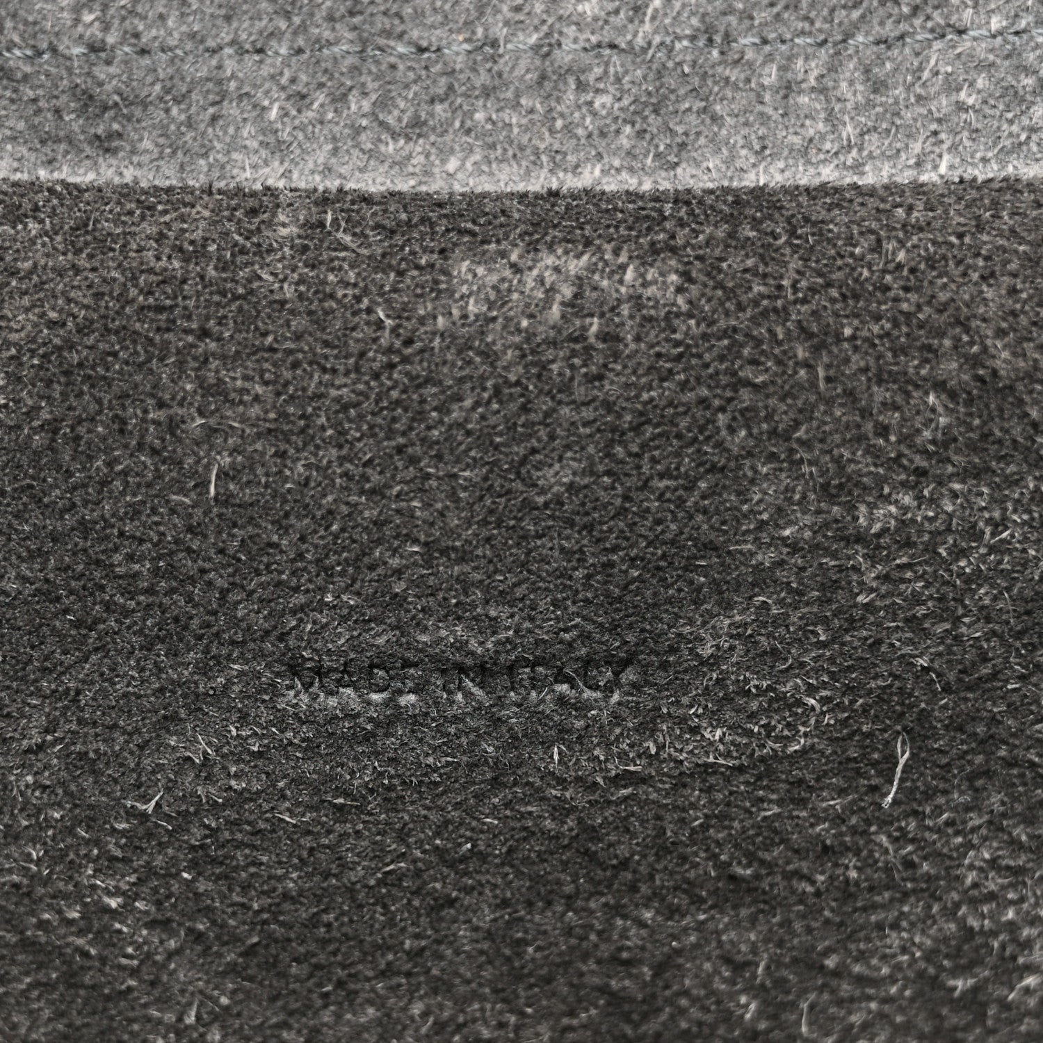 Grained Calfskin Mini Belt Bag Grey