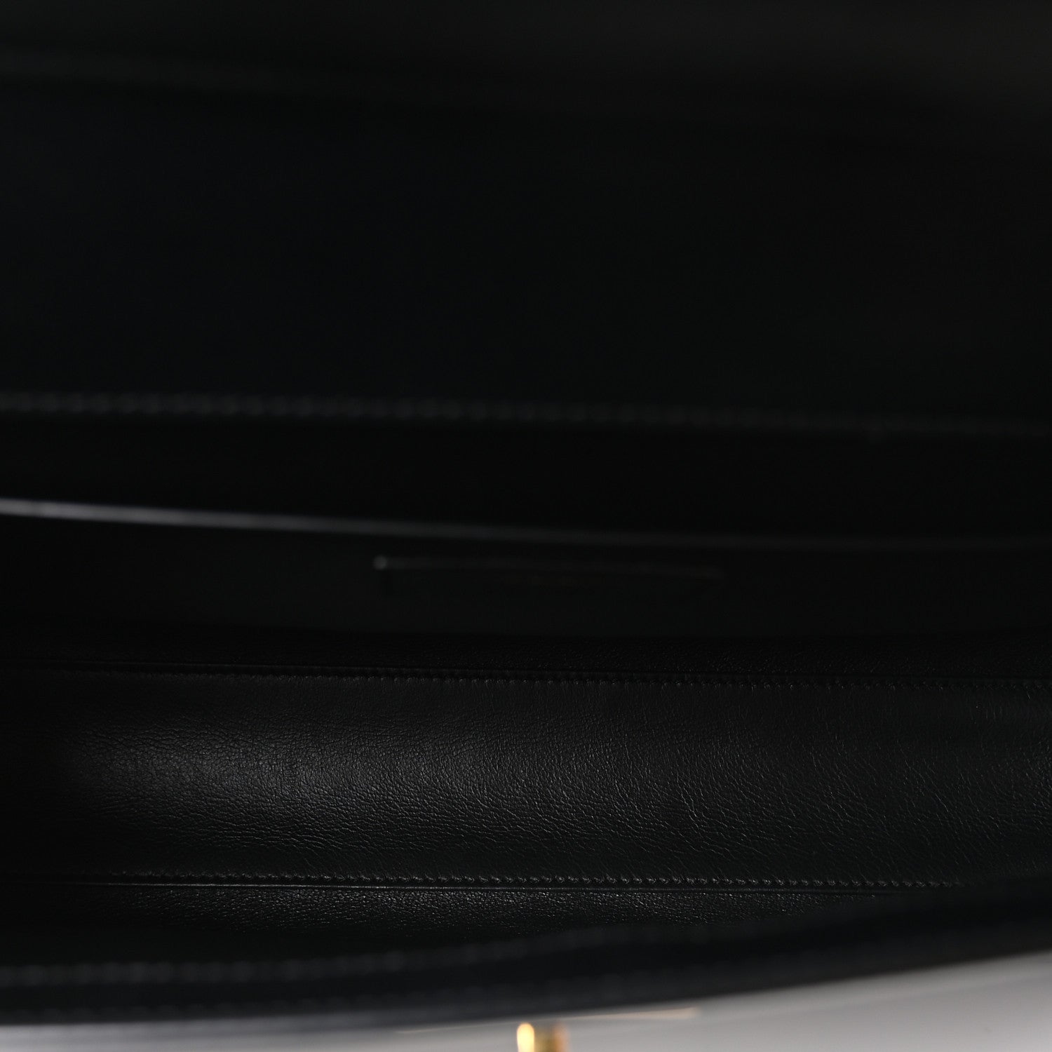 Smooth Calfskin Manhattan Shoulder Bag Black
