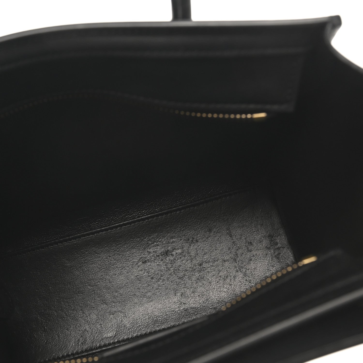 Smooth Calfskin Nano Luggage Black