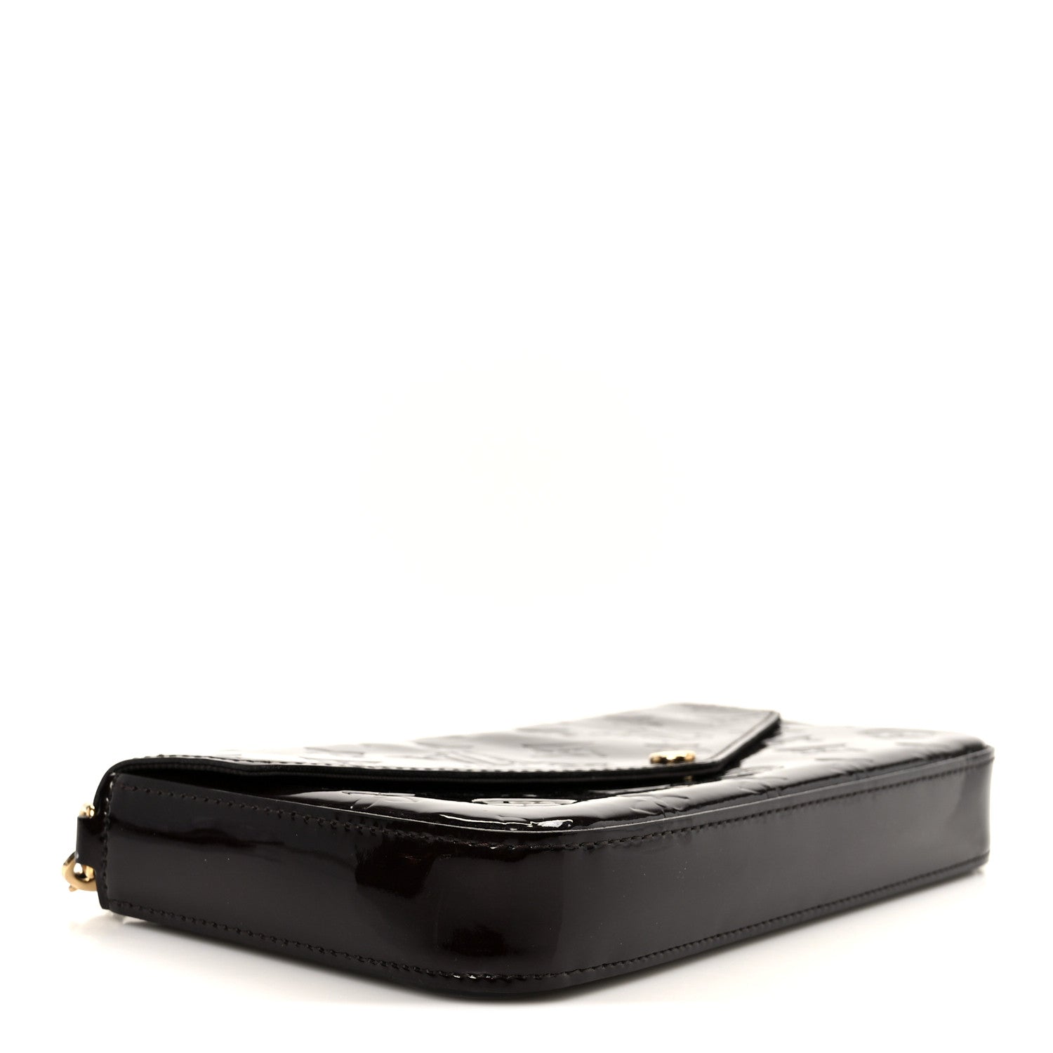 Vernis Pochette Felicie Chain Wallet Amarante
