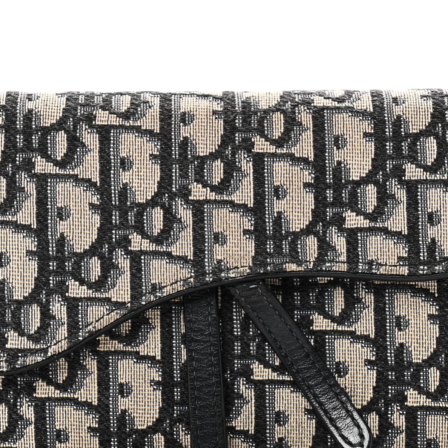 Oblique Saddle Chain Long Wallet Blue