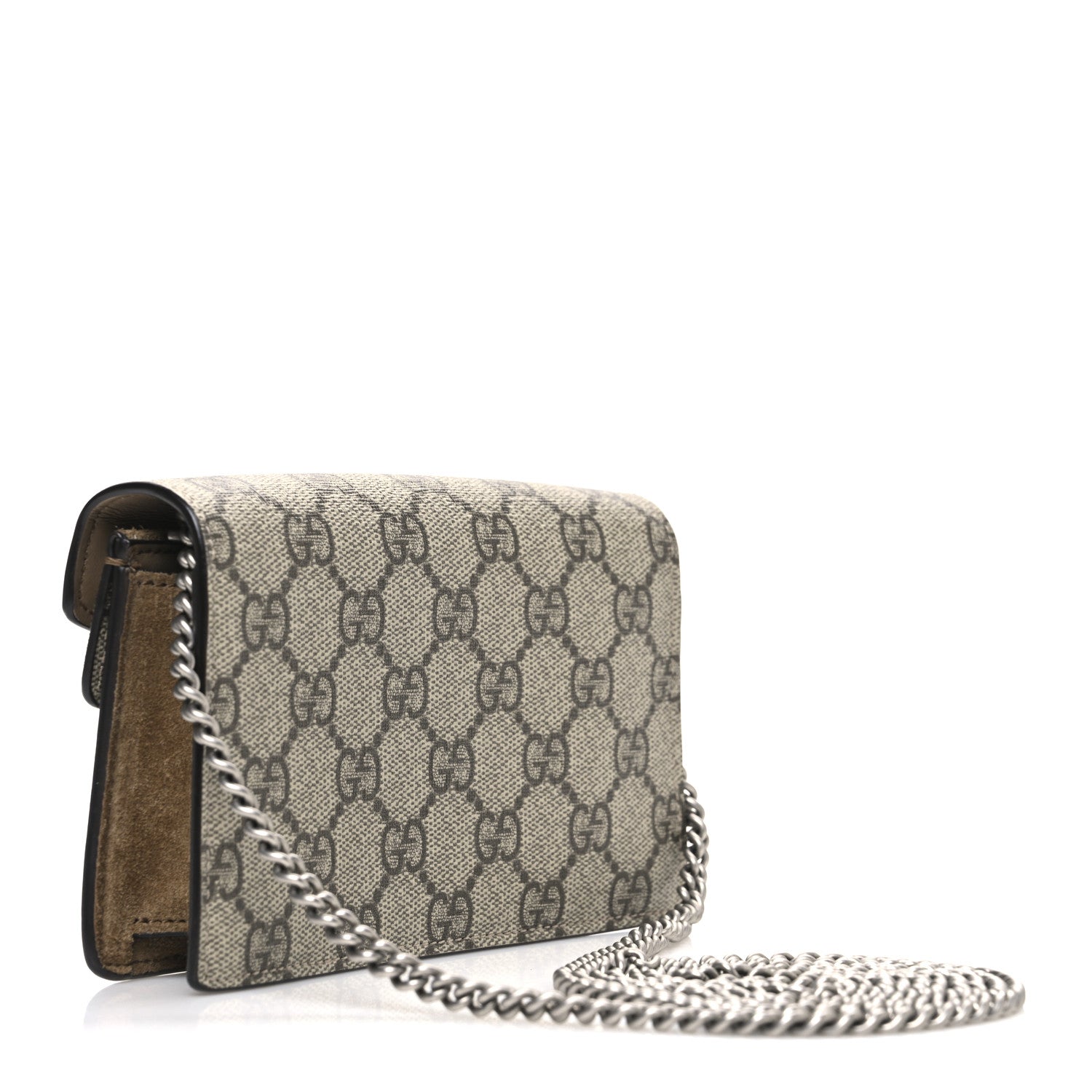 GG Supreme Monogram Super Mini Dionysus Shoulder Bag Taupe