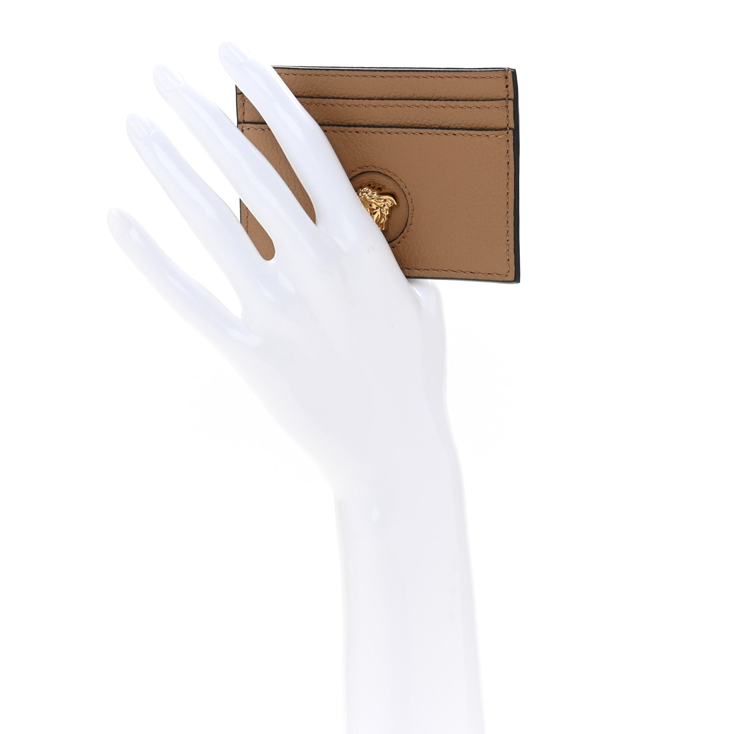 Calfskin Medusa  Holder Brown