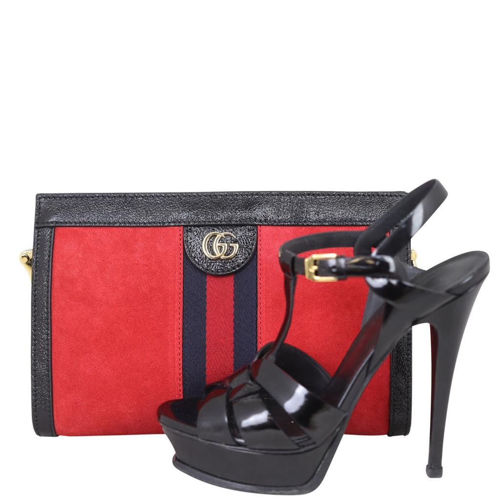 Gucci Ophidia Suede Small Shoulder Bag