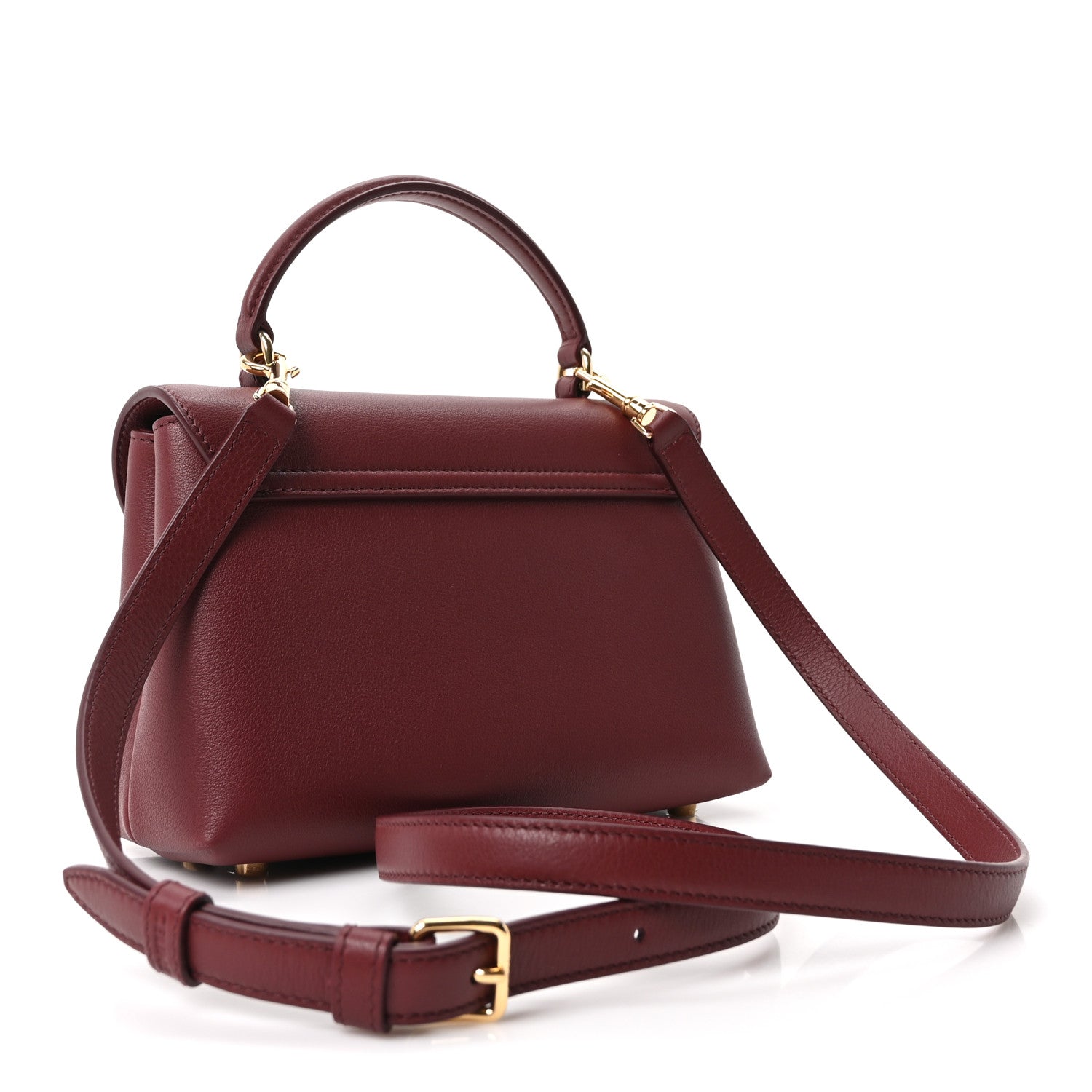 Supple Grained Calfskin Teen Nino Light Burgundy