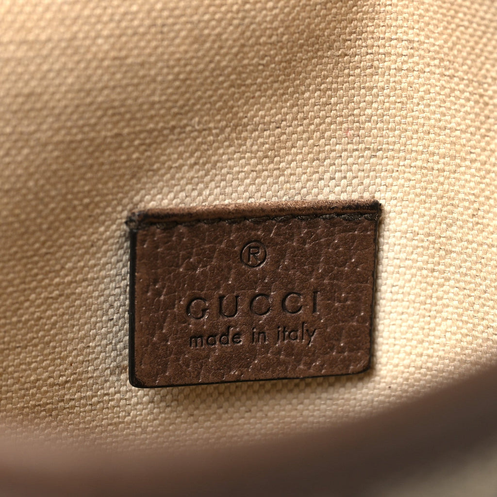 GG Supreme Monogram Web Medium Neo Vintage Flap Messenger Bag Beige New Acero