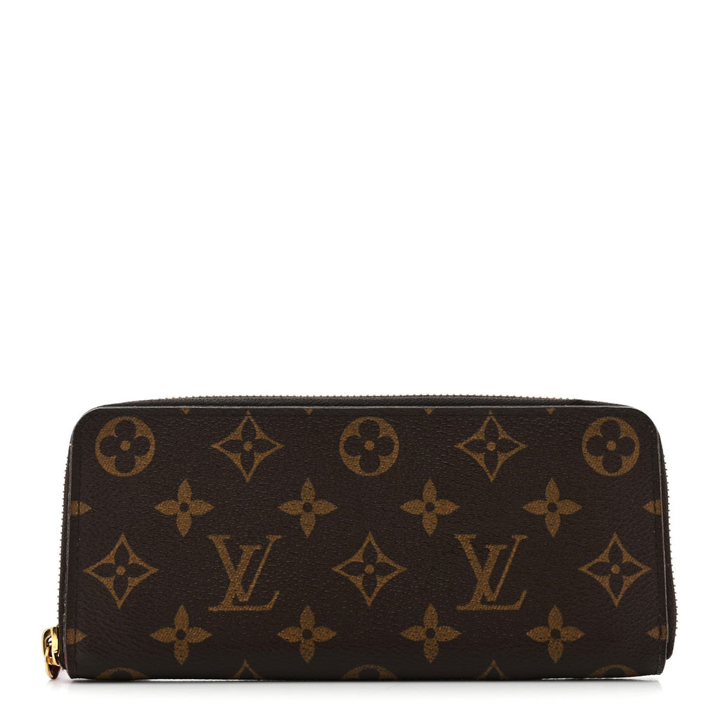 Monogram Clemence Wallet Fuchsia