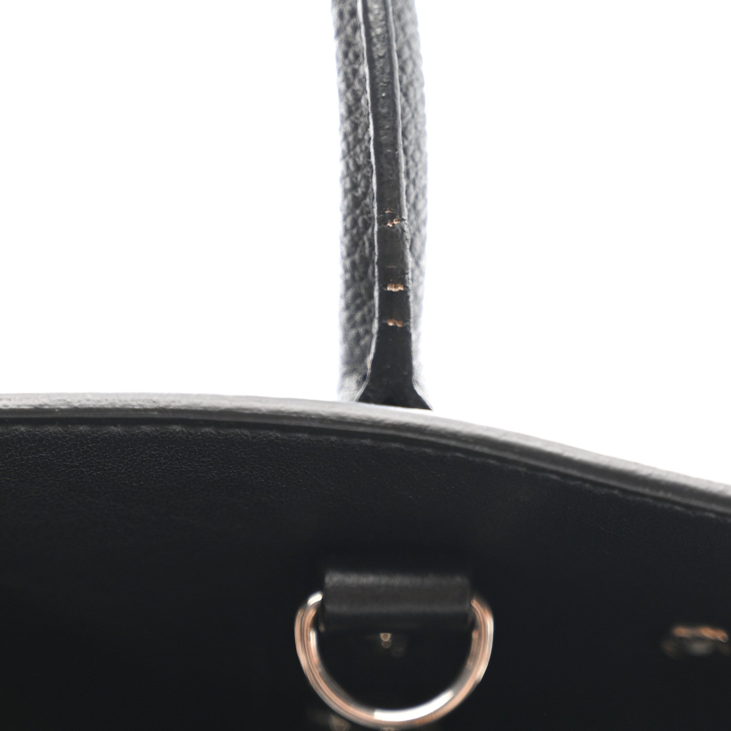 Grained Calfskin Baby Sac De Jour Coal