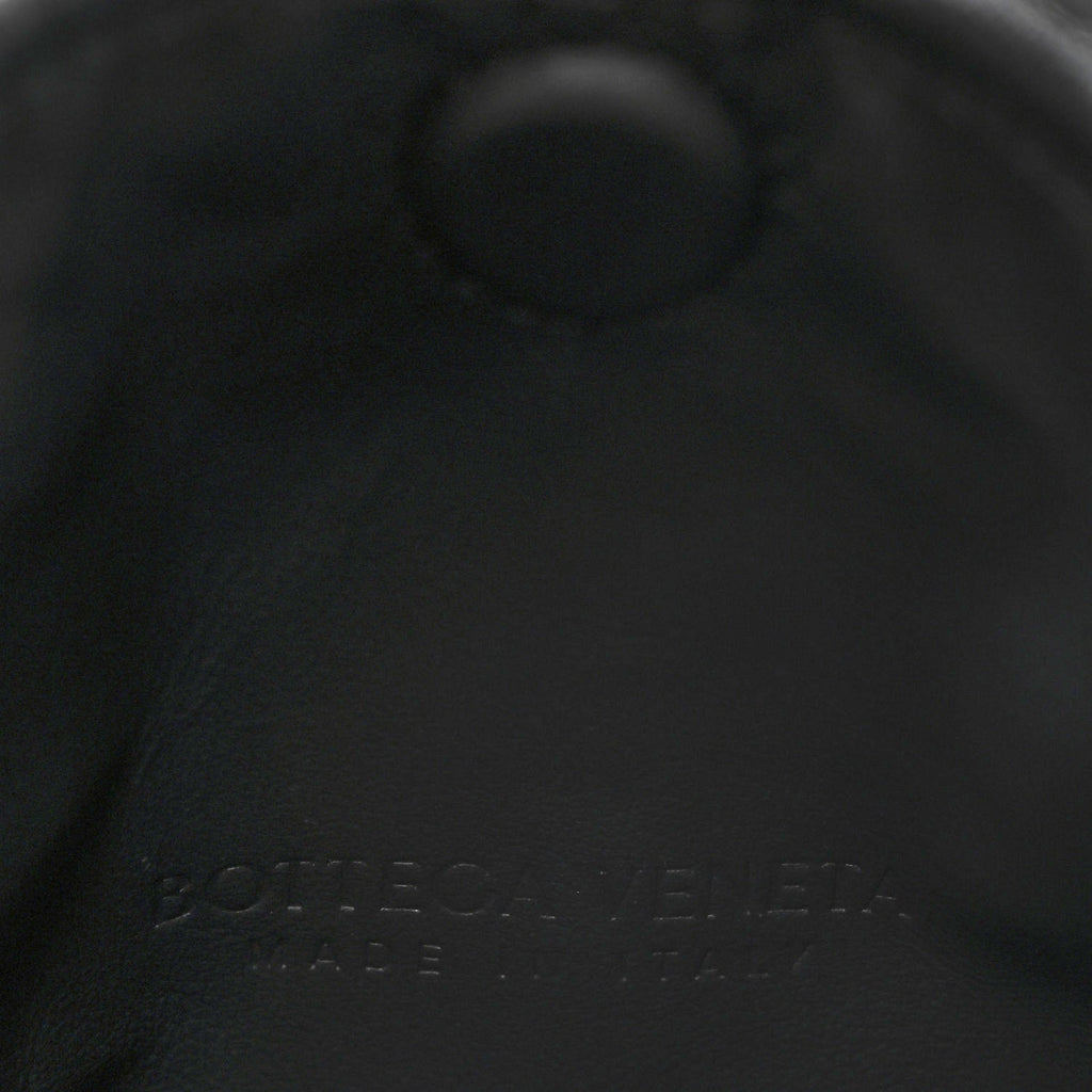 Calfskin Intrecciato Mini Hop Black