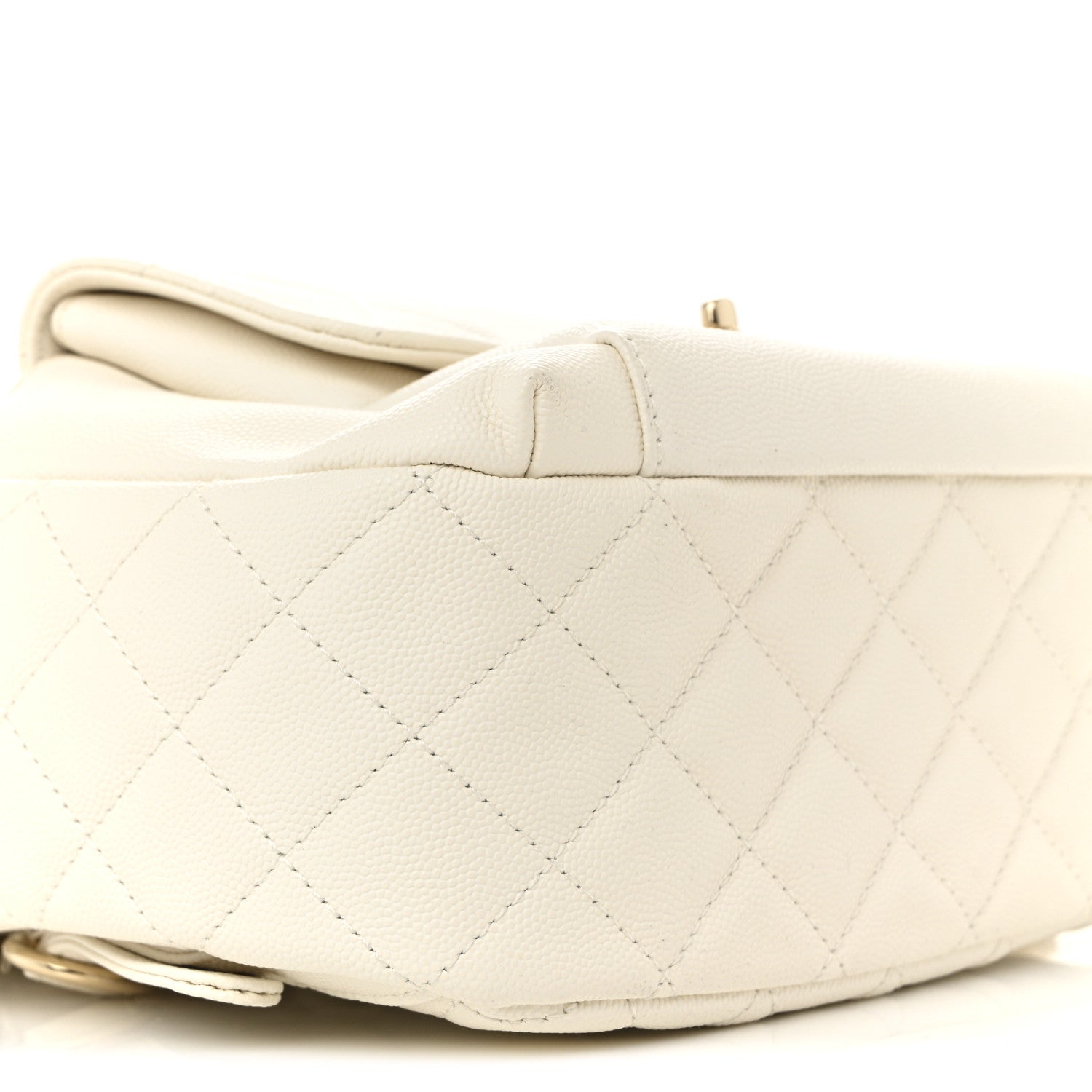 Caviar Quilted Small CC Day Backpack White