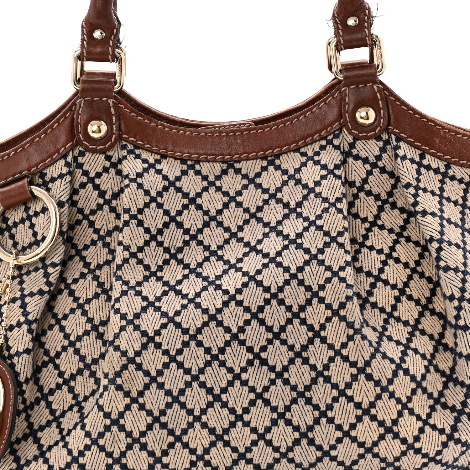 Diamante Medium Sukey Tote Brown