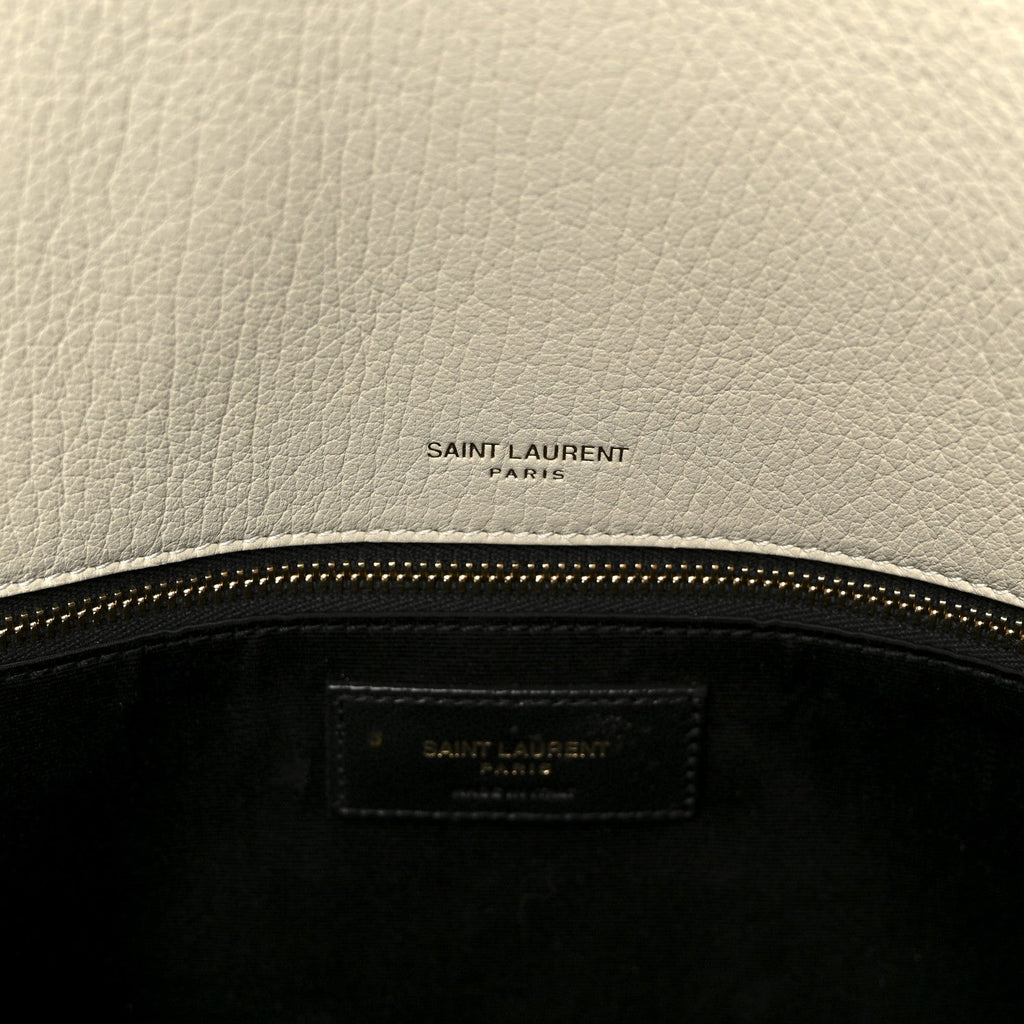 Grained Lambskin Monogram Large Niki Chain Satchel Crema Soft