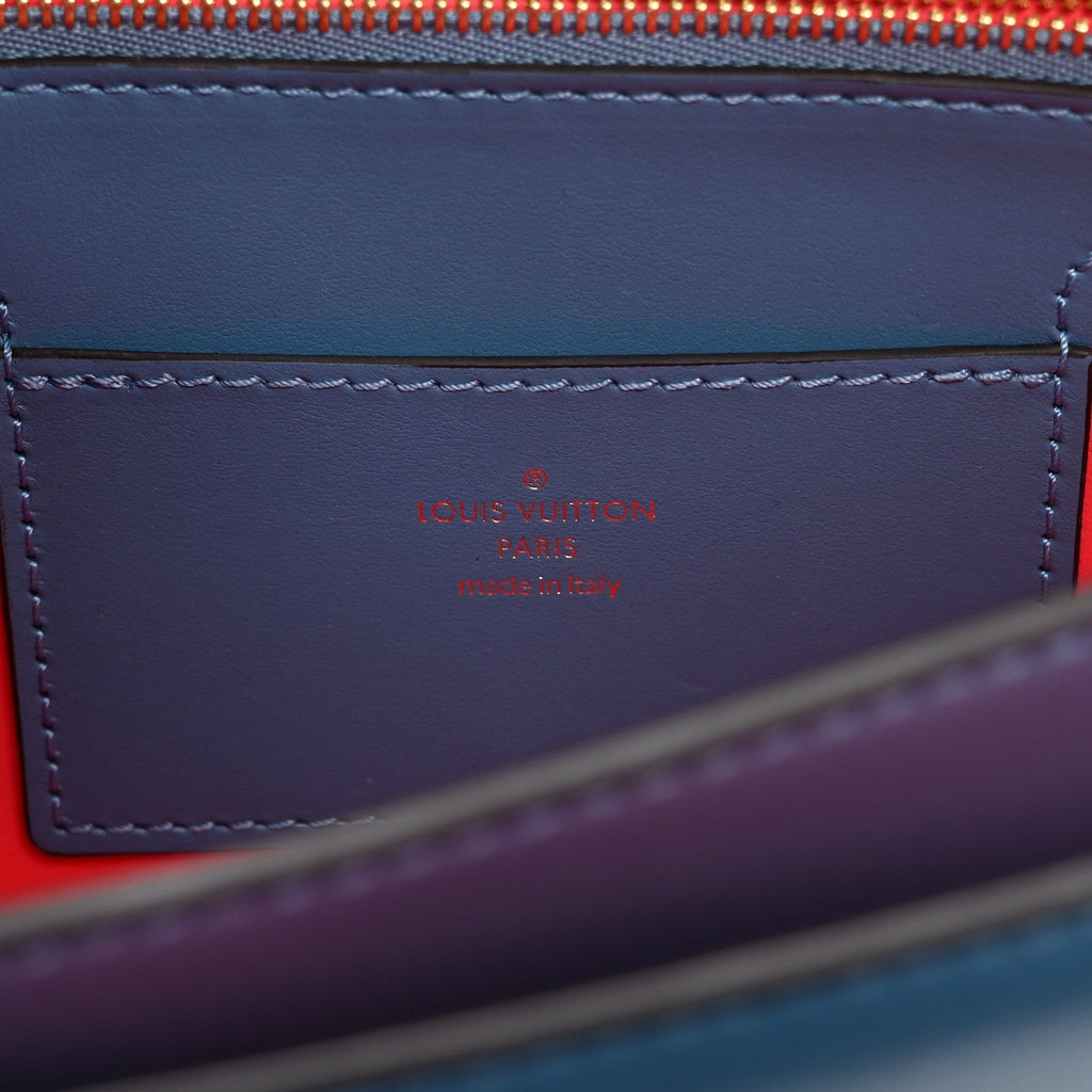 Smooth Calfskin LV Pont 9 Blue Orage