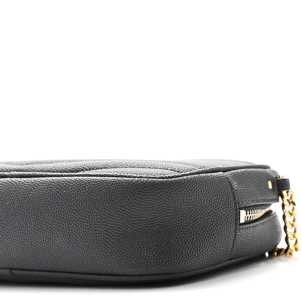 Grain De Poudre Matelasse Monogram Mini Lou Camera Bag Dark Smog