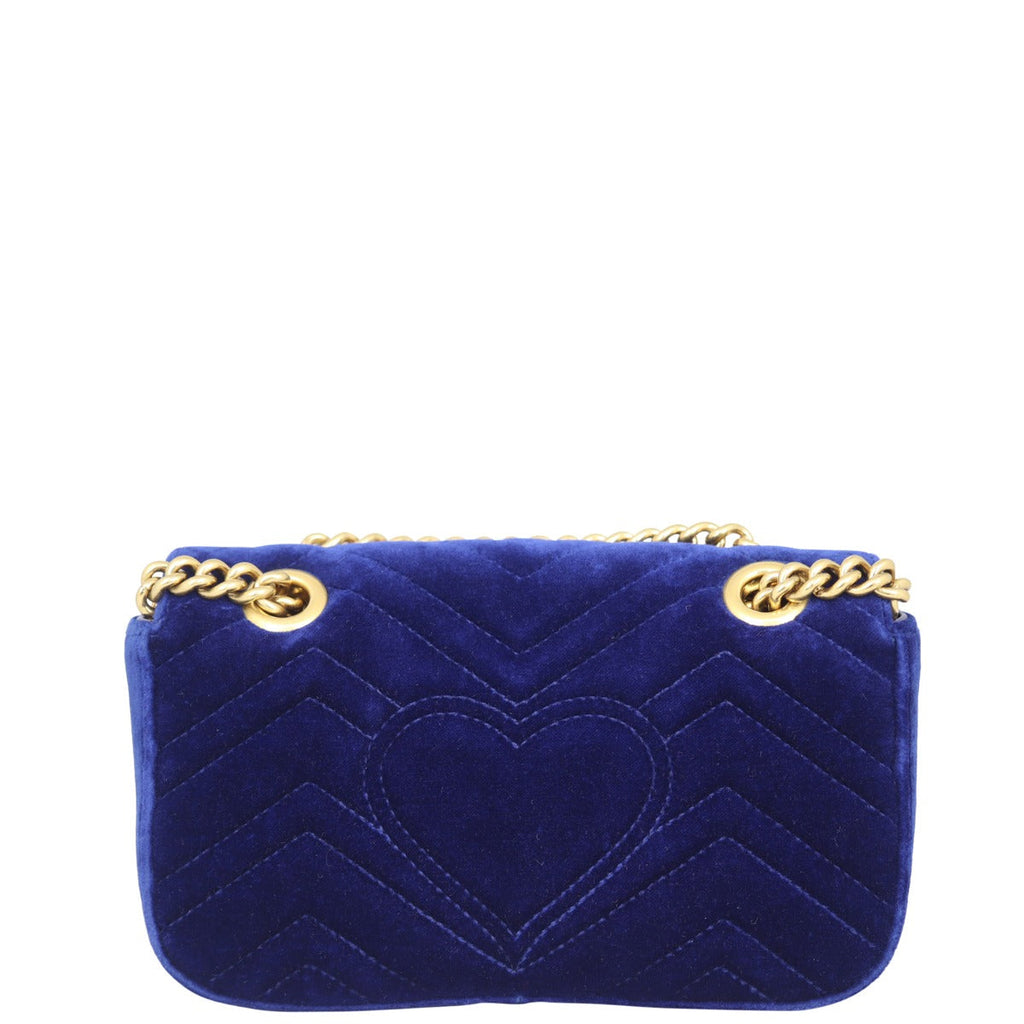 Gucci GG Marmont Velvet Mini Shoulder Bag