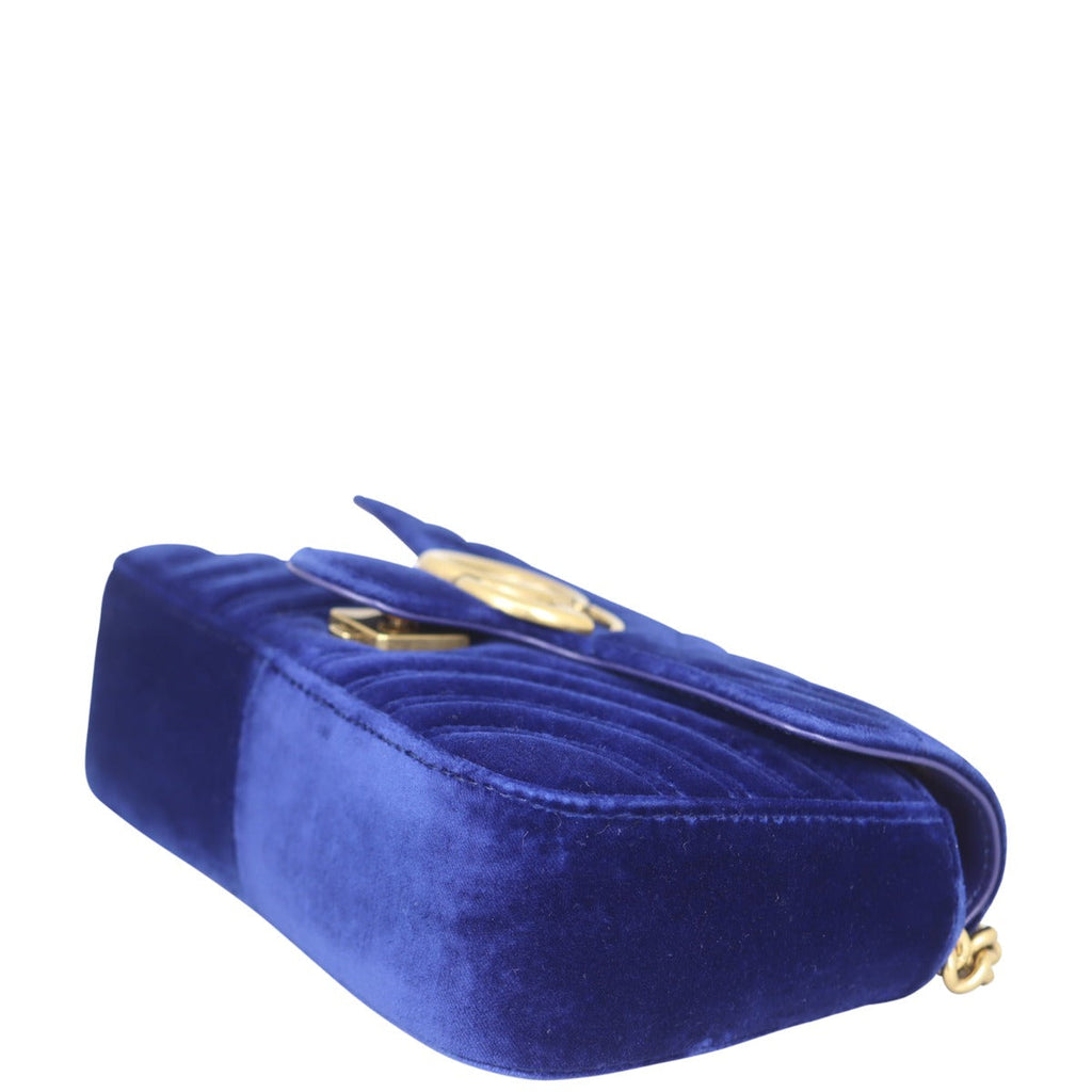 Gucci GG Marmont Velvet Mini Shoulder Bag