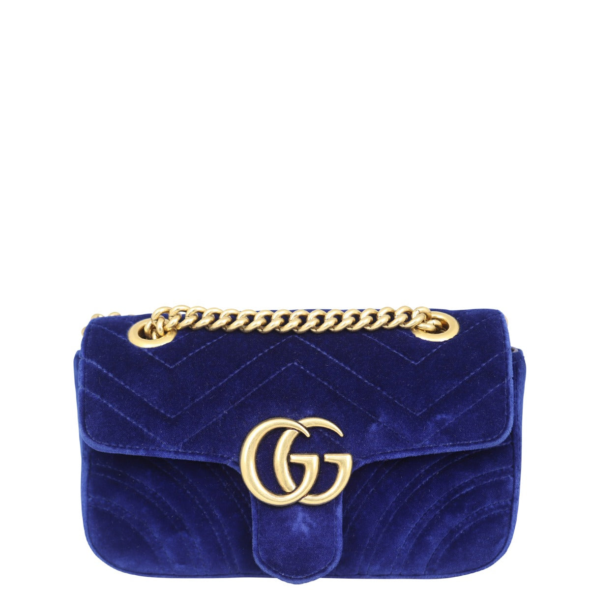 Gucci GG Marmont Velvet Mini Shoulder Bag