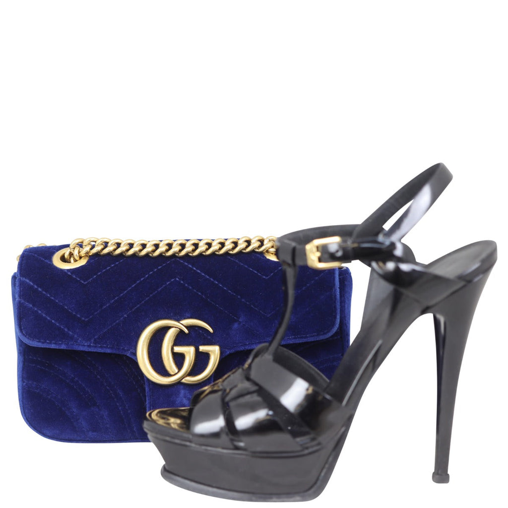 Gucci GG Marmont Velvet Mini Shoulder Bag