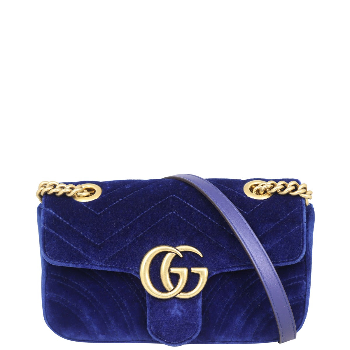 Gucci GG Marmont Velvet Mini Shoulder Bag