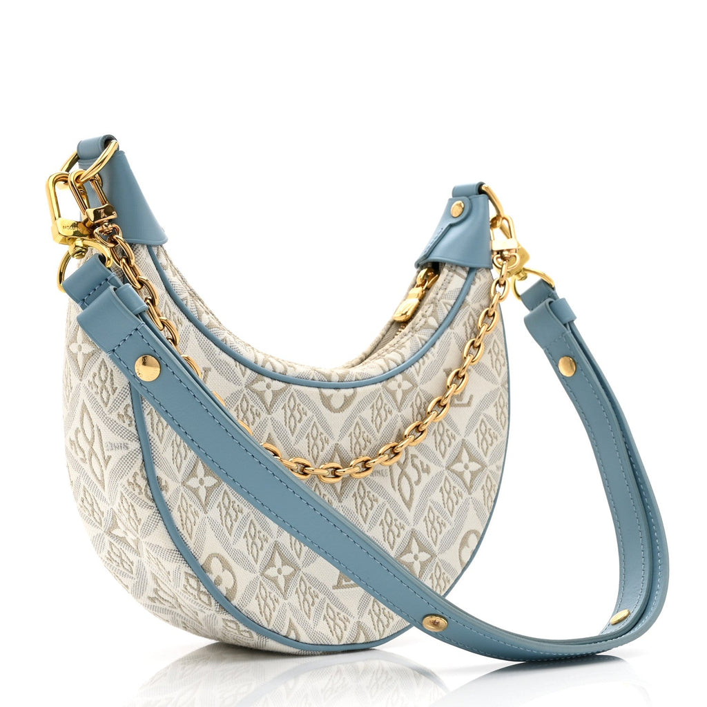 Jacquard Since 1854 Loop White Blue