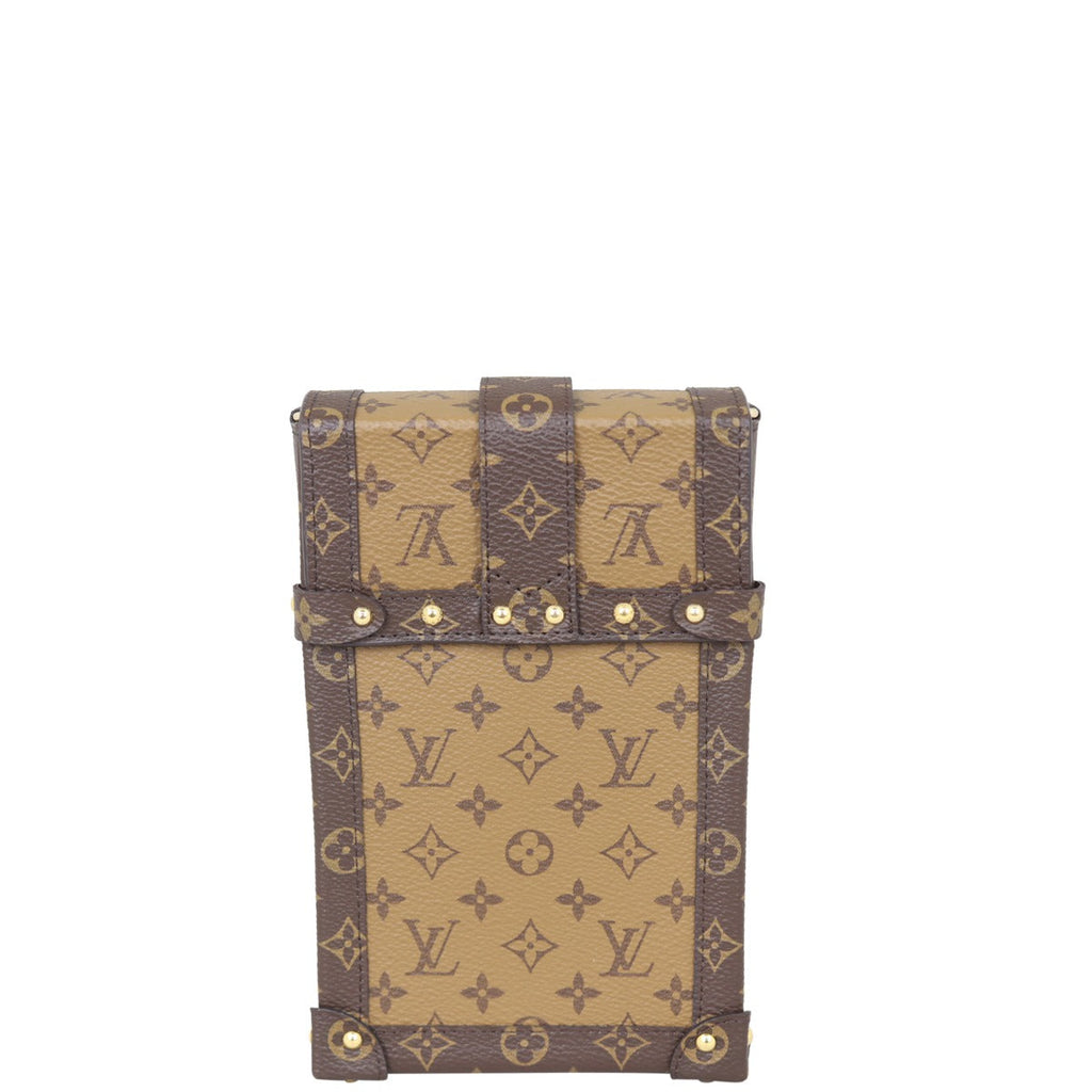 Louis Vuitton Vertical Trunk Pochette Monogram Reverse