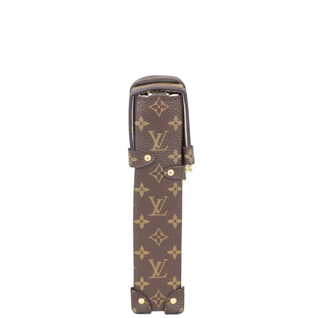 Louis Vuitton Vertical Trunk Pochette Monogram Reverse