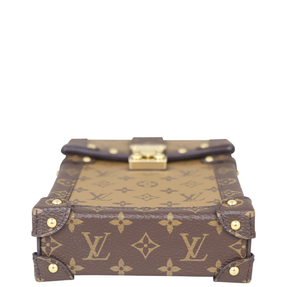 Louis Vuitton Vertical Trunk Pochette Monogram Reverse