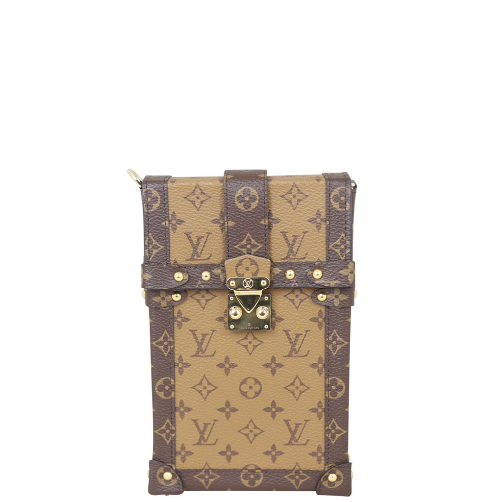Louis Vuitton Vertical Trunk Pochette Monogram Reverse