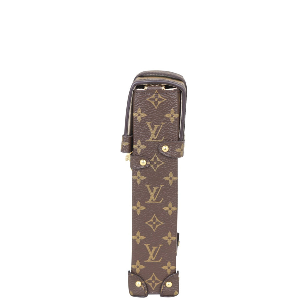 Louis Vuitton Vertical Trunk Pochette Monogram Reverse