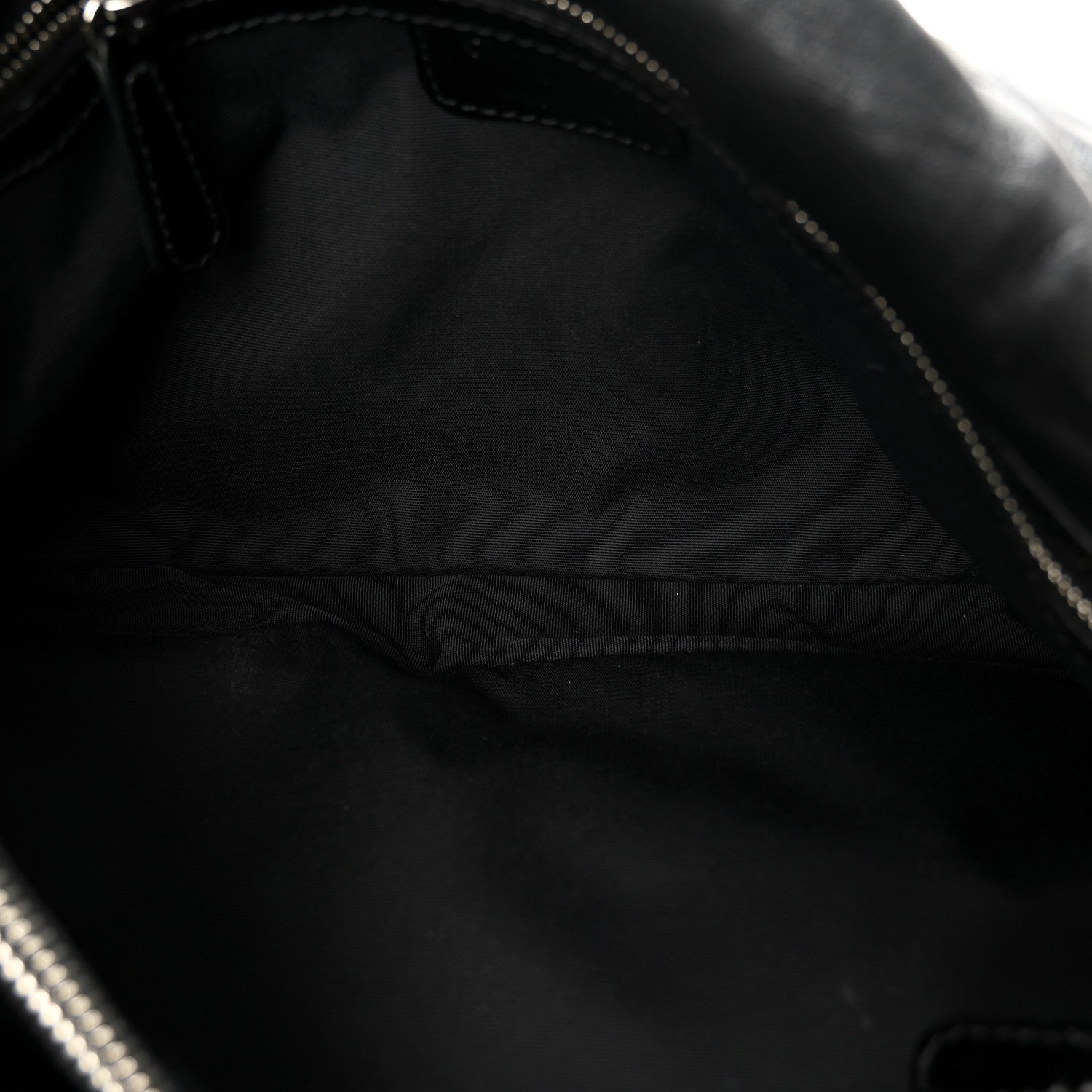 Patent Lambskin Cannage Rendezvous Flap Black