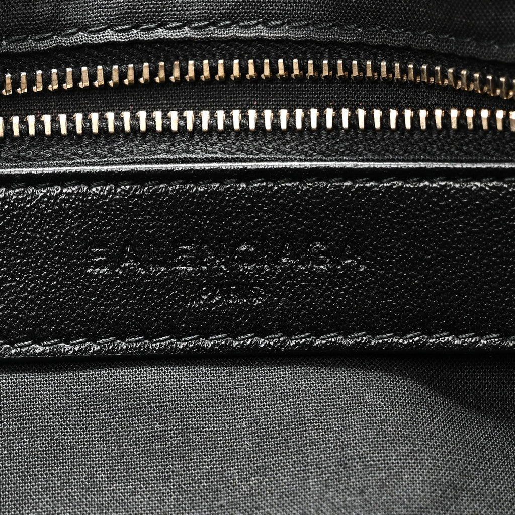 Chevre Gold Metallic Edge Hardware City Black