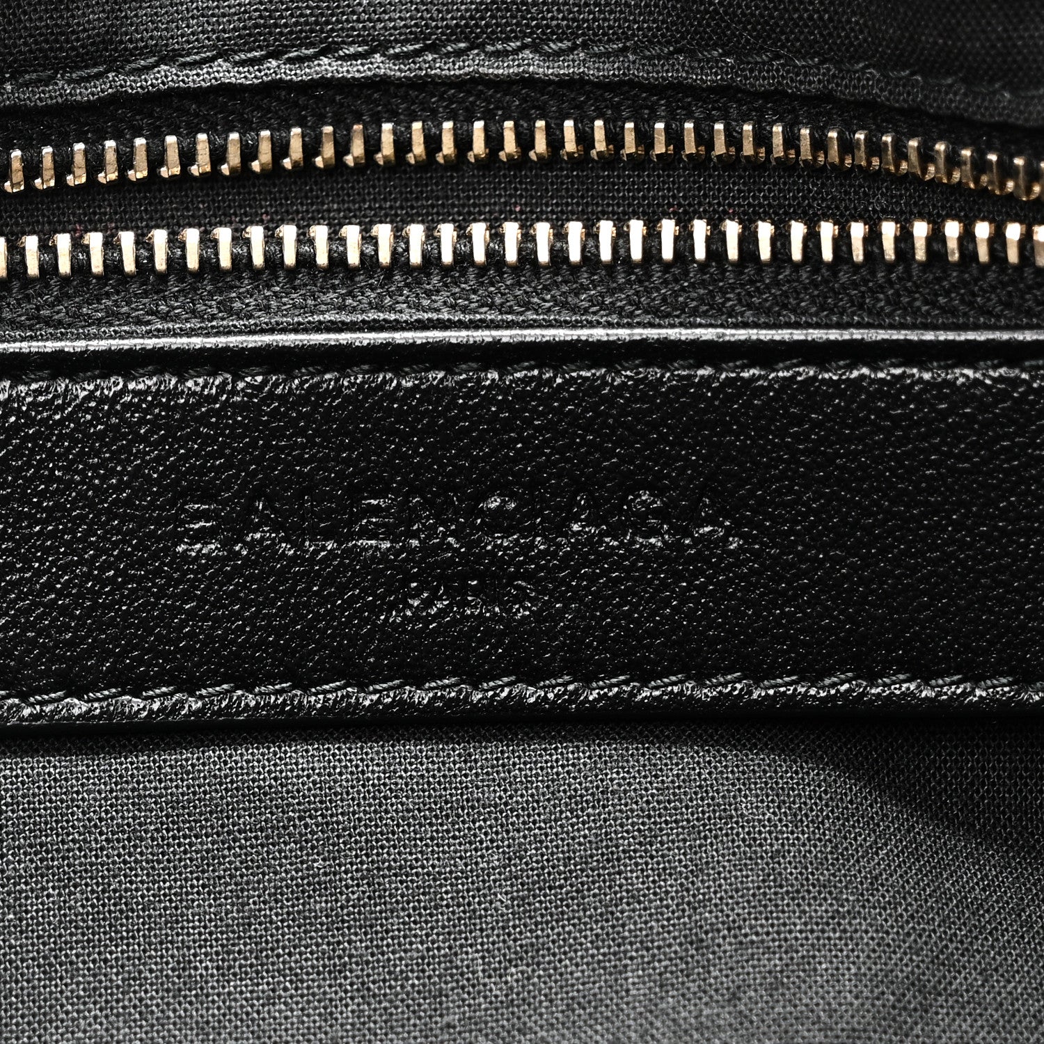 Chevre Gold Metallic Edge Hardware City Black