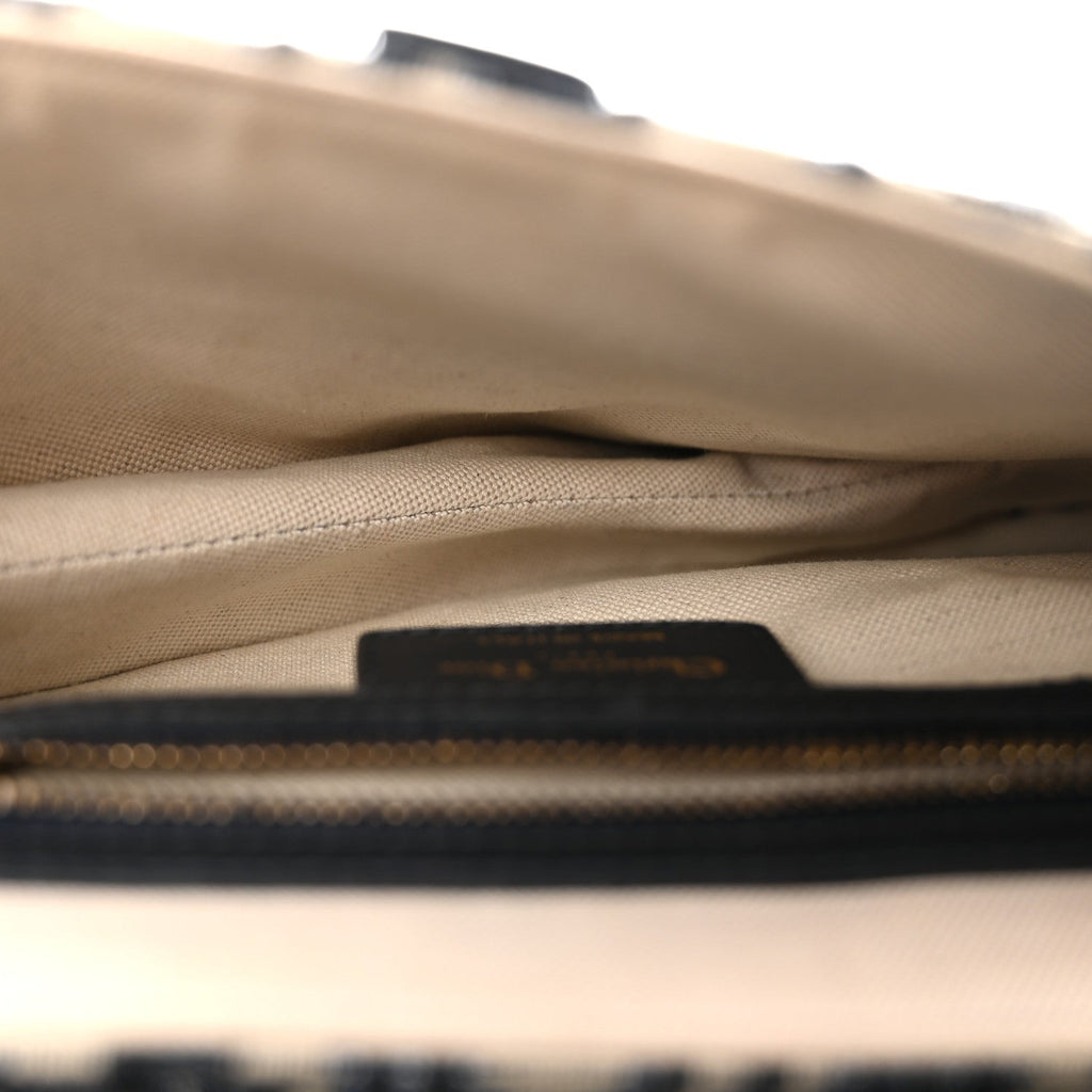 Oblique Saddle Bag Blue