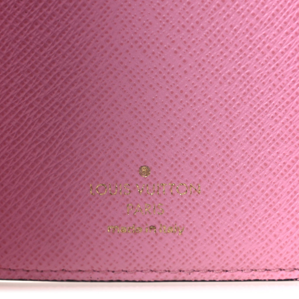 Monogram 2023 Christmas Animation Alpine Victorine Wallet Wisteria Pink