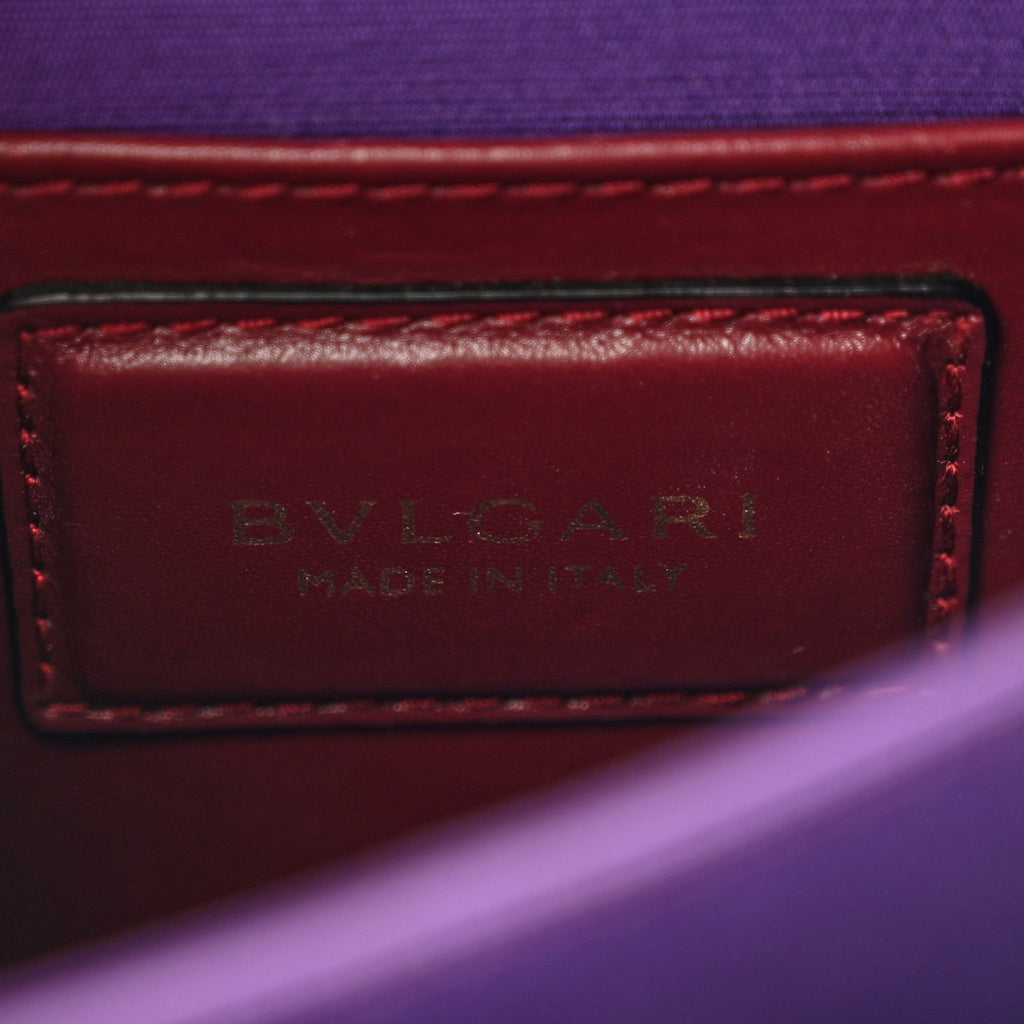 Calfskin Serpenti Forever Top Handle Burgundy
