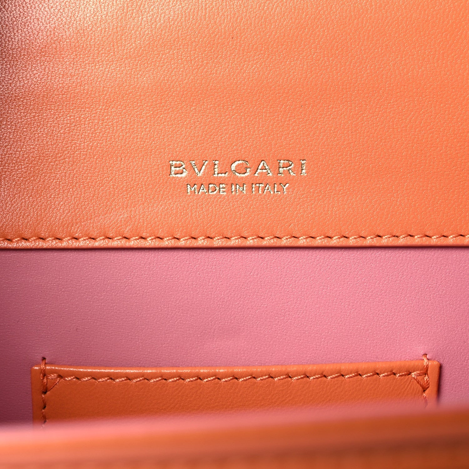 Calfskin Serpenti Forever Maxi Chain Crossbody Bag Orange