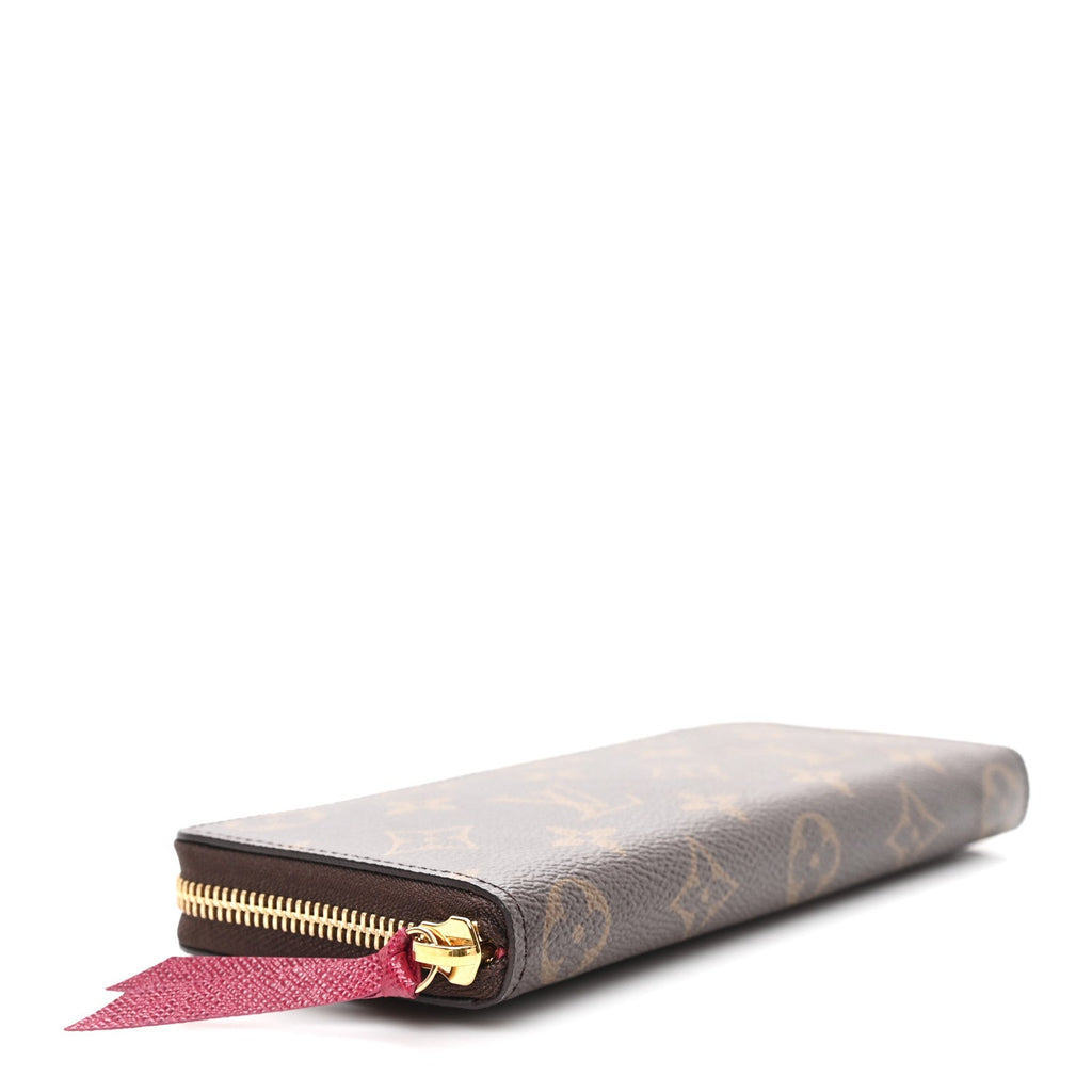 Monogram Clemence Wallet Fuchsia