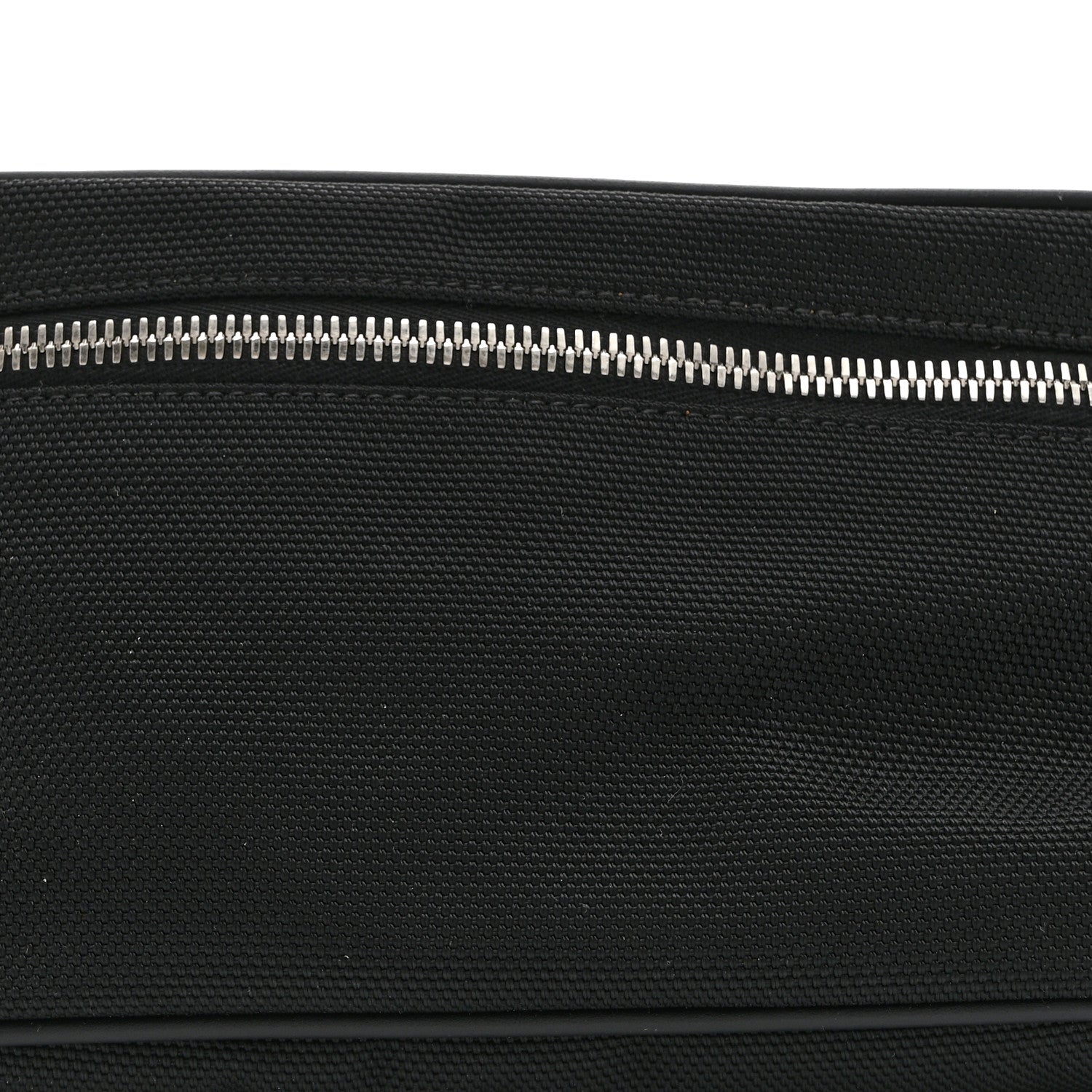 Techno Canvas Web Large Belt Bag Black