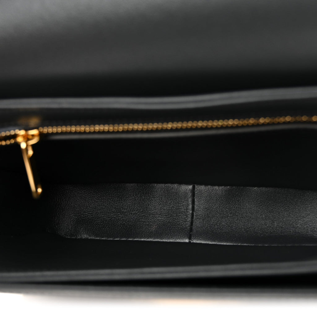 Shiny Calfskin Teen Triomphe Dark Grey