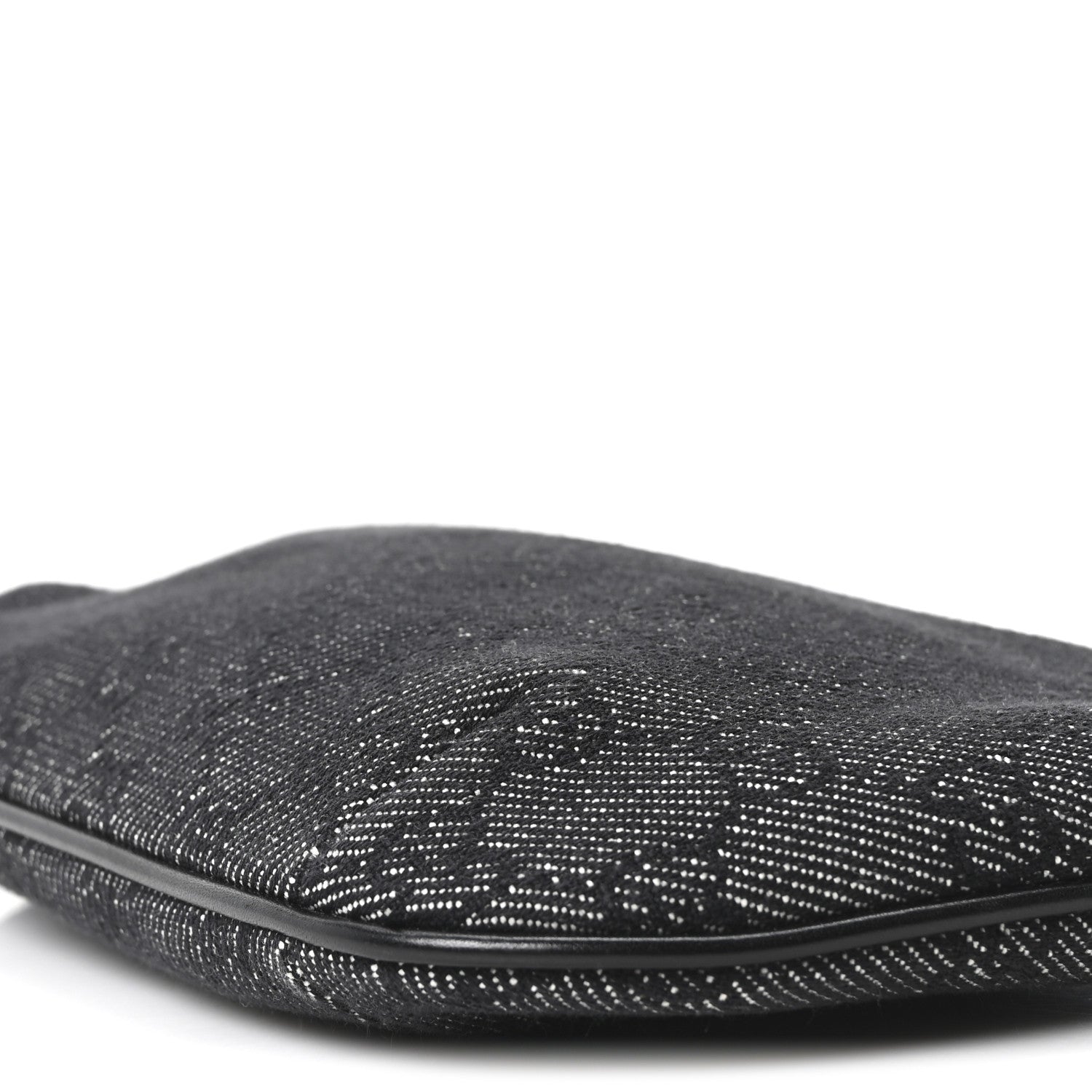 Denim Monogram Pochette Black