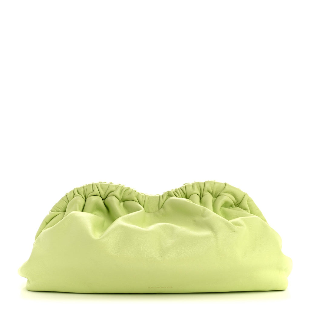 Lambskin Cloud Clutch Mint