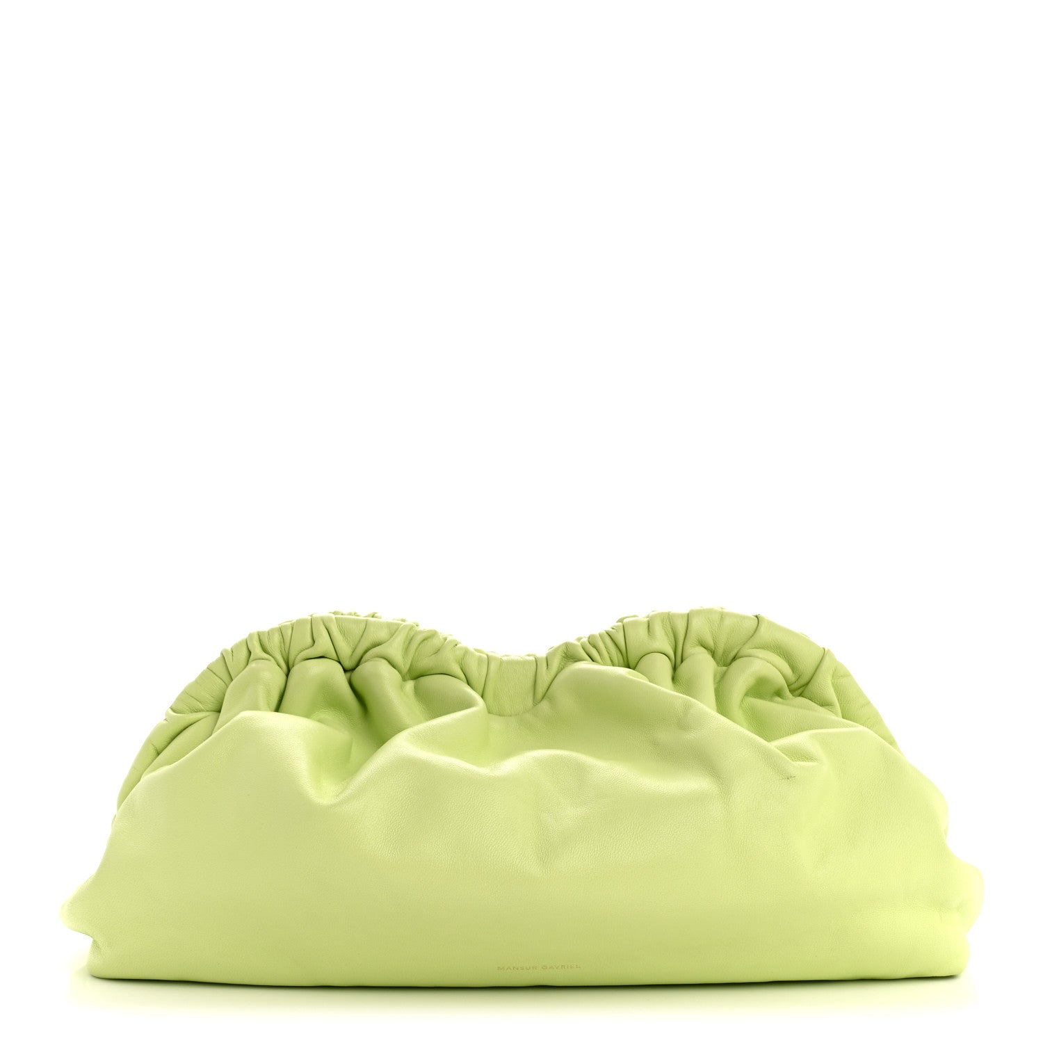 Lambskin Cloud Clutch Mint