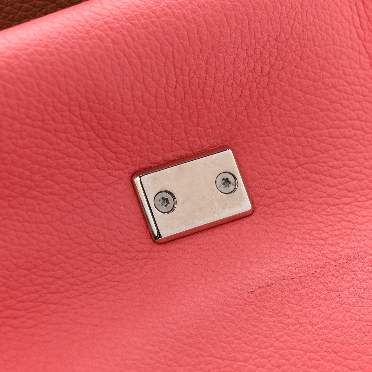 Soft Calfskin Lockme II Top Handle  Rose Bruyere