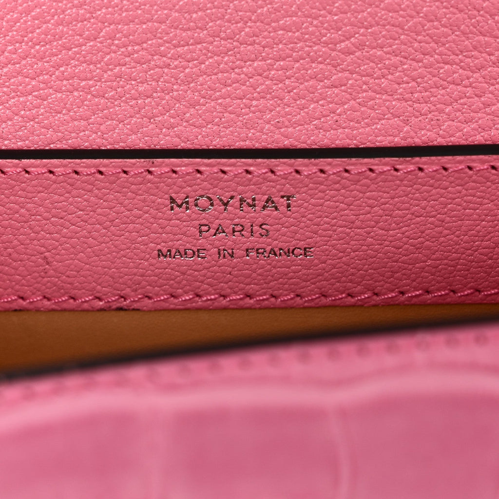 Matte Crocodile Rejane BB Pink