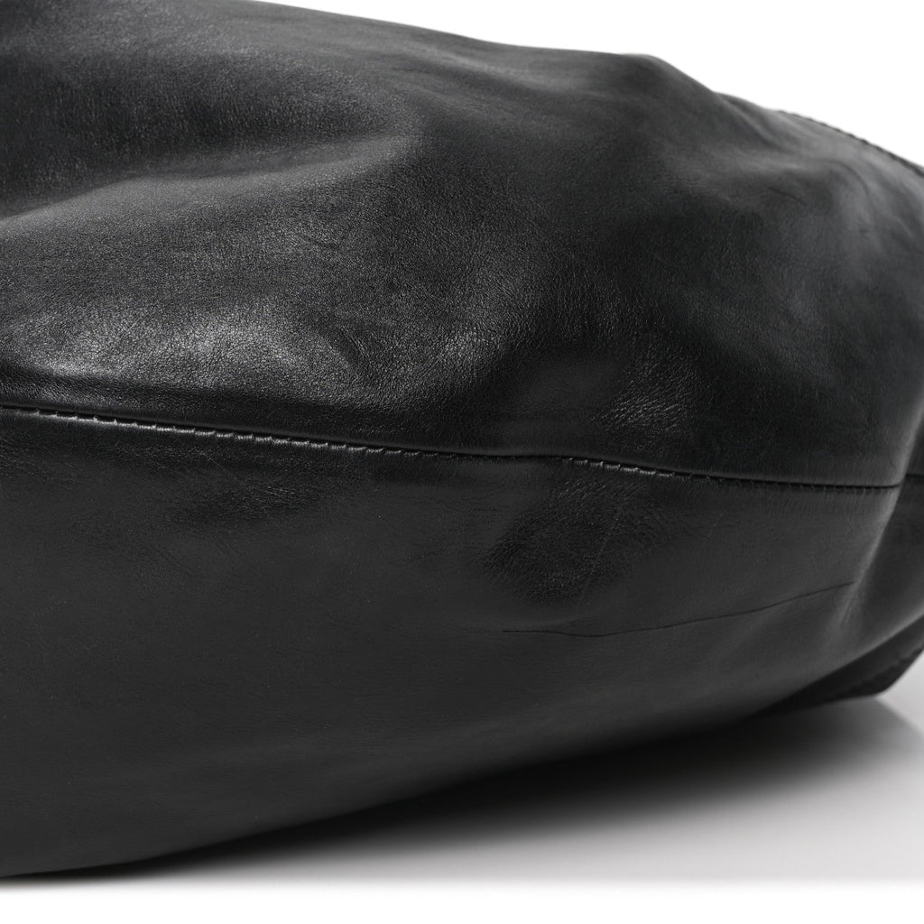 Vintage Calfskin Extra Large Olivia Hobo Black