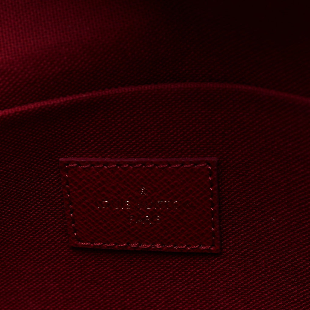 Monogram Pochette Felicie Chain Wallet Fuchsia